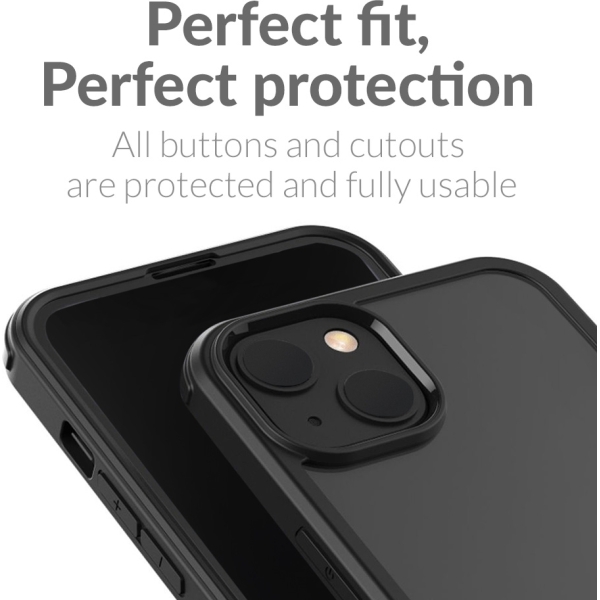 Mobilize Tempered Glass 360 Protection Case Apple Iphone 14 Pro Black - Afbeelding 4