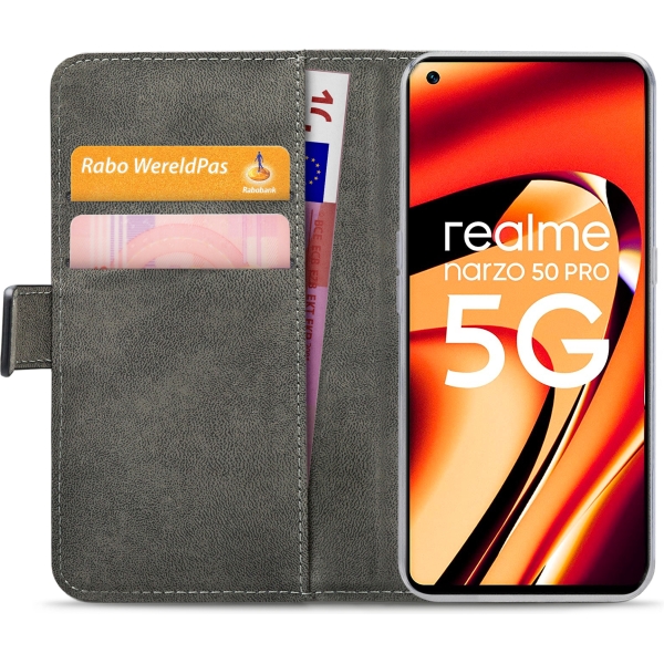 Mobilize Classic Gelly Wallet Book Case Oppo A57 5G/A77 5G/Realme Narzo 50 5G Black - Afbeelding 4