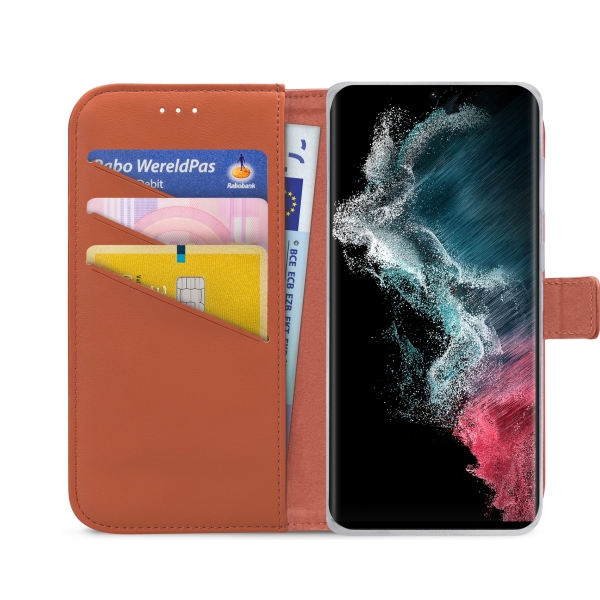 My Style Flex Wallet For Samsung Galaxy S22 Ultra 5G Rust Red - Afbeelding 3
