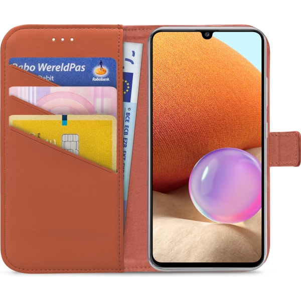 My Style Flex Wallet For Samsung Galaxy A32 4G Rust Red - Afbeelding 3