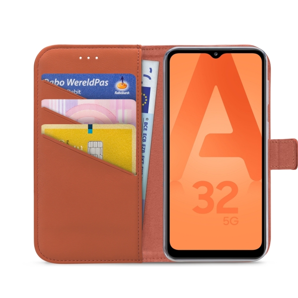 My Style Flex Wallet For Samsung Galaxy A32 5G Rust Red - Afbeelding 3