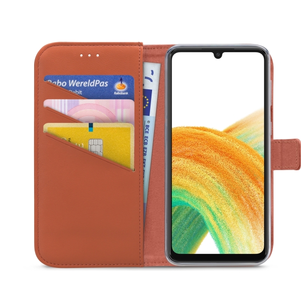 My Style Flex Wallet For Samsung Galaxy A33 5G Rust Red - Afbeelding 3