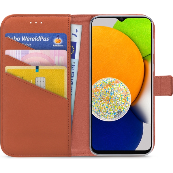 My Style Flex Wallet For Samsung Galaxy A03 Rust Red - Afbeelding 3