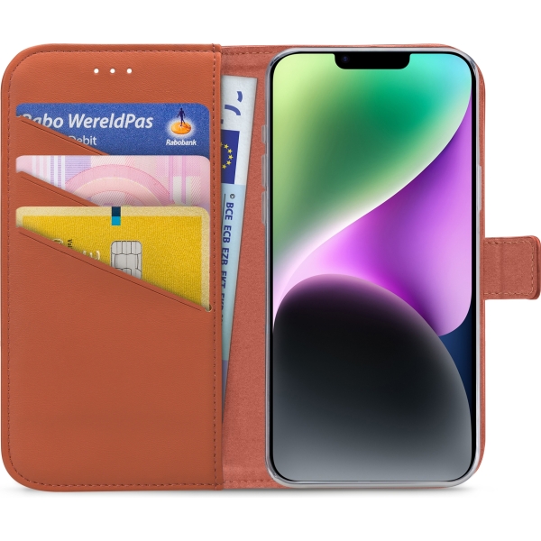 My Style Flex Wallet For Apple Iphone 14 Plus Rust Red - Afbeelding 3