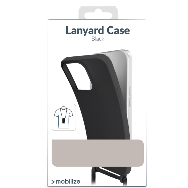 Mobilize Lanyard Gelly Case For Apple Iphone 13 Mini Black - Afbeelding 10