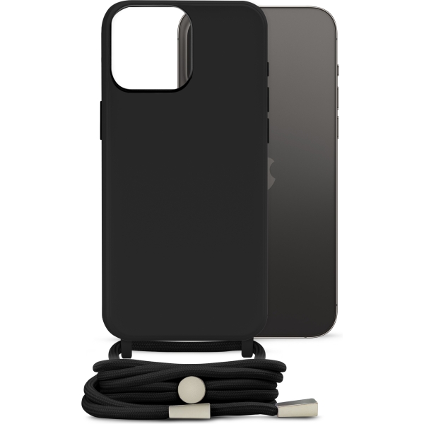 Mobilize Lanyard Gelly Case For Apple Iphone 14 Pro Max Black