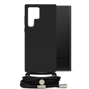 Mobilize Lanyard Gelly Case For Samsung Galaxy S22 Ultra 5G Black