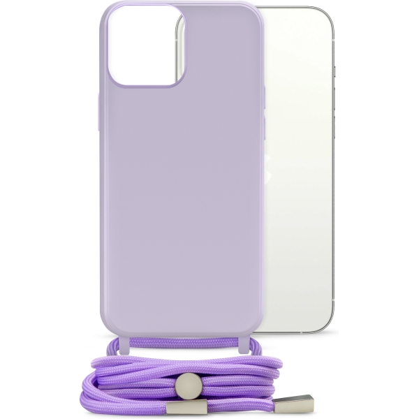 Mobilize Lanyard Gelly Case For Apple Iphone 13 Mini Pastel Purple