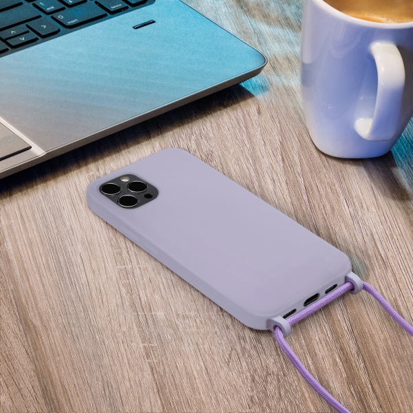 Mobilize Lanyard Gelly Case For Apple Iphone 13 Mini Pastel Purple - Afbeelding 8