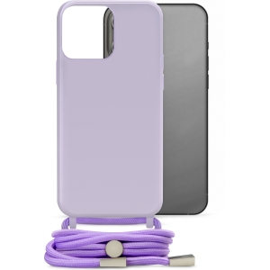 Mobilize Lanyard Gelly Case For Apple Iphone 13 Pro Pastel Purple