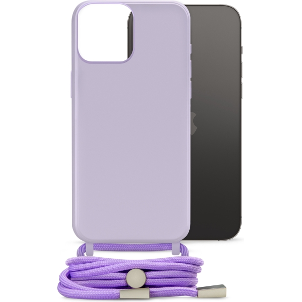 Mobilize Lanyard Gelly Case For Apple Iphone 14 Pro Max Pastel Purple