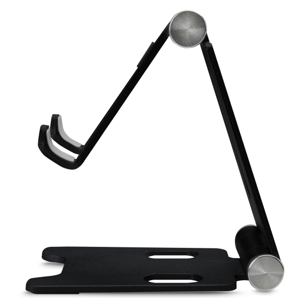 Mobilize Foldable Aluminium Phone Holder Black - Afbeelding 2