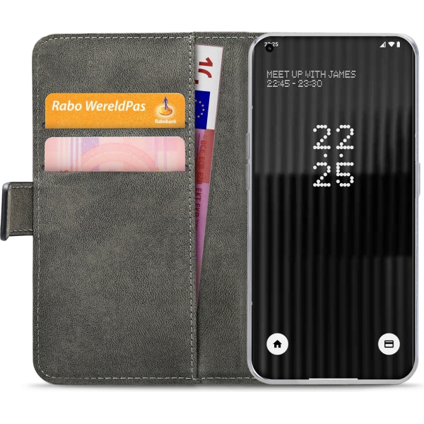 Mobilize Classic Gelly Wallet Book Case Nothing Phone (1) Black - Afbeelding 3