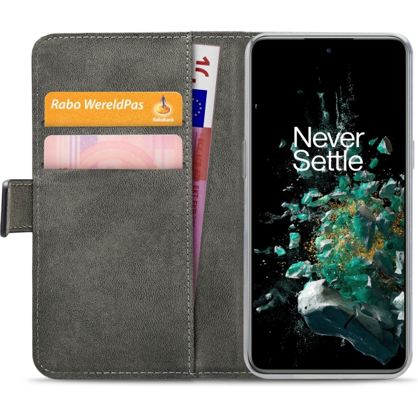 Mobilize Classic Gelly Wallet Book Case Oneplus 10T 5G Black - Afbeelding 3