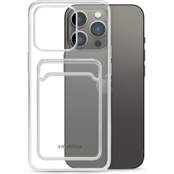 Mobilize Gelly Card Case Apple Iphone 13 Pro Clear