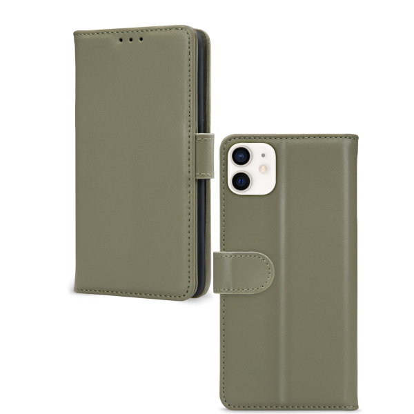 Mobilize Premium Gelly Wallet Book Case Apple Iphone 12/12 Pro Green - Afbeelding 2