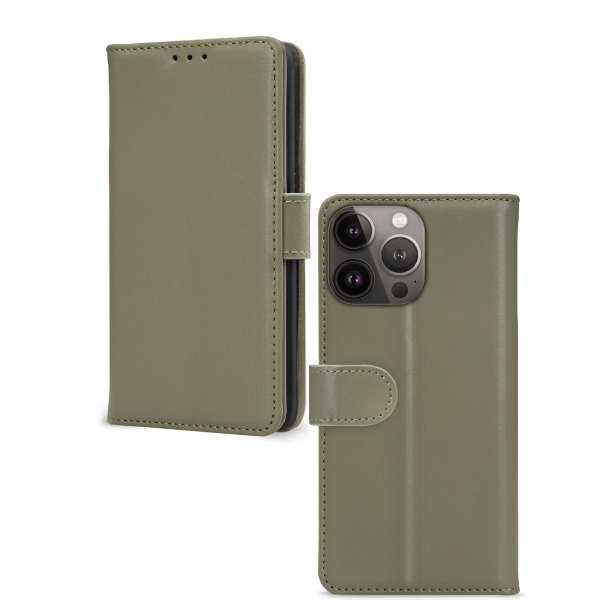 Mobilize Premium Gelly Wallet Book Case Apple Iphone 13 Pro Green - Afbeelding 2