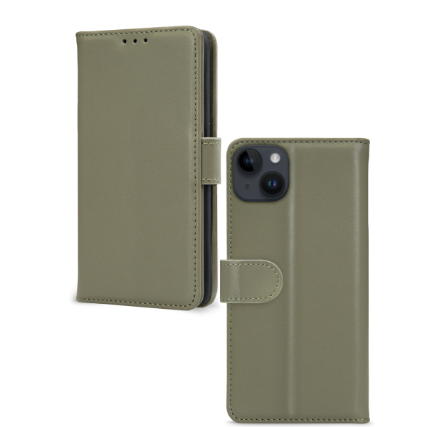 Mobilize Premium Gelly Wallet Book Case Apple Iphone 14 Plus Green - Afbeelding 2