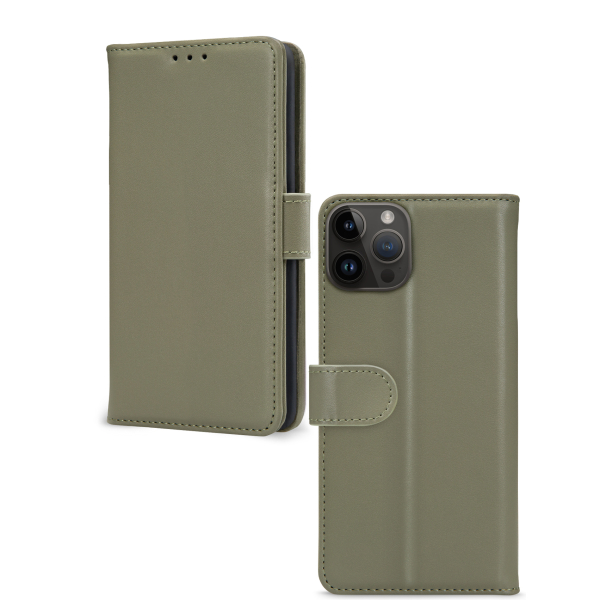 Mobilize Premium Gelly Wallet Book Case Apple Iphone 14 Pro Max Green - Afbeelding 2