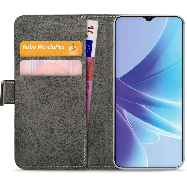 Mobilize Classic Gelly Wallet Book Case Oppo A57S 4G/A77S 4G Black - Afbeelding 4