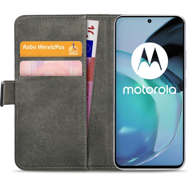 Mobilize Classic Gelly Wallet Book Case Motorola Moto G72 4G Black - Afbeelding 4