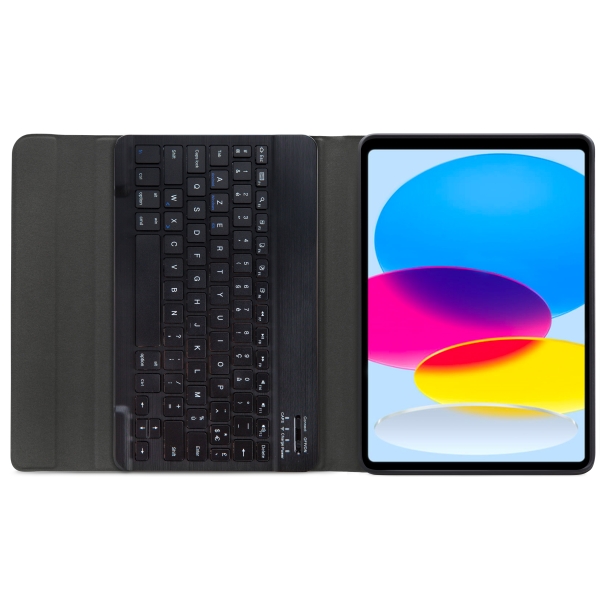 Mobilize Detachable Bluetooth Keyboard Case Apple Ipad 10.9 (2022)/Ipad 11 (2025) Black Azerty - Afbeelding 4