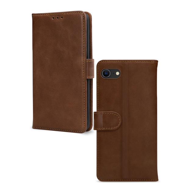 Mobilize Leather Wallet Apple Iphone 6/6S/7/8/Se (2020/2022) Brown - Afbeelding 2