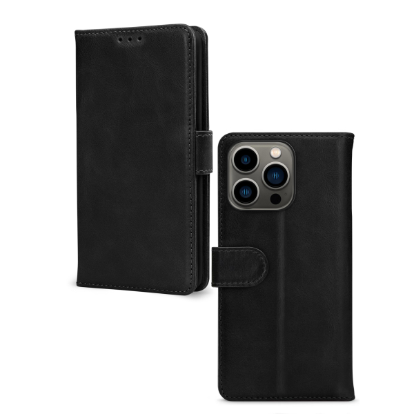 Mobilize Leather Wallet Apple Iphone 13 Pro Black - Afbeelding 2