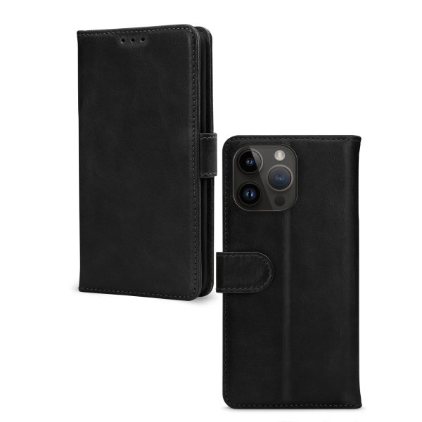 Mobilize Leather Wallet Apple Iphone 14 Pro Max Black - Afbeelding 2