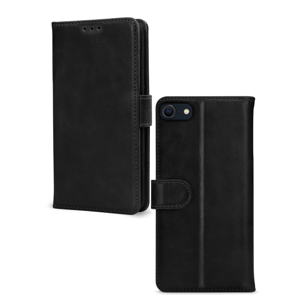 Mobilize Premium Gelly Wallet Book Case Apple Iphone 6/6S/7/8/Se (2020/2022) Black - Afbeelding 2