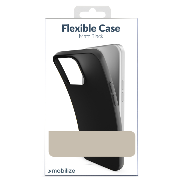 Mobilize Rubber Gelly Case Samsung Galaxy S23+ 5G Matt Black - Afbeelding 5