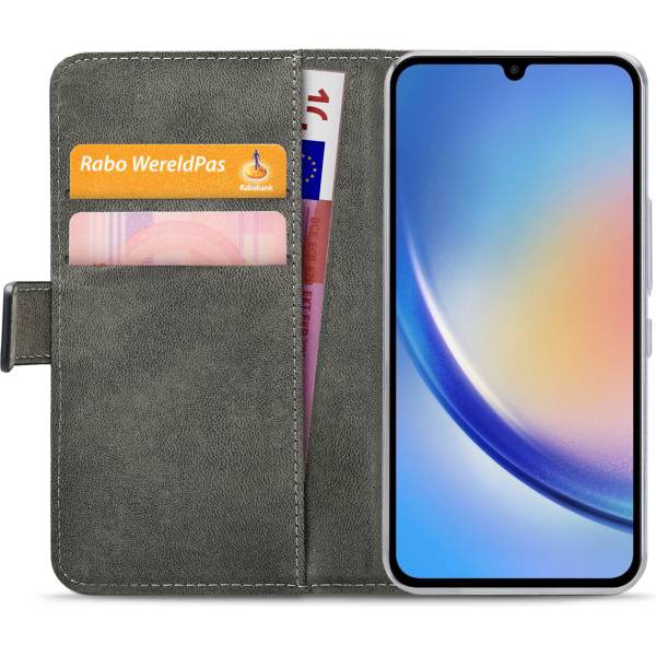 Mobilize Classic Gelly Wallet Book Case Samsung Galaxy A34 5G Black - Afbeelding 4