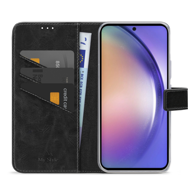 My Style Flex Wallet For Samsung Galaxy A54 5G Black - Afbeelding 3
