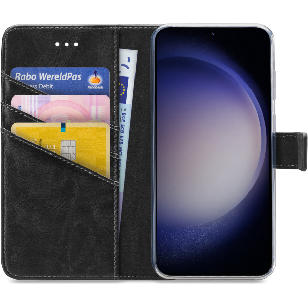 My Style Flex Wallet For Samsung Galaxy S23 5G Black - Afbeelding 3