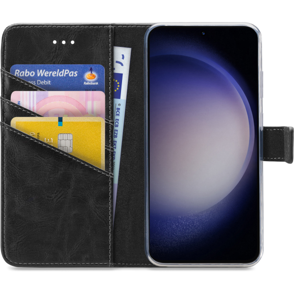 My Style Flex Wallet For Samsung Galaxy S23+ 5G Black - Afbeelding 3