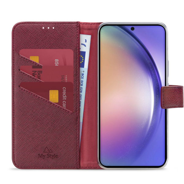 My Style Flex Wallet For Samsung Galaxy A54 5G Bordeaux - Afbeelding 3