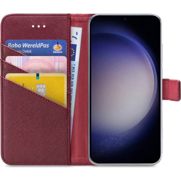 My Style Flex Wallet For Samsung Galaxy S23 5G Bordeaux - Afbeelding 3