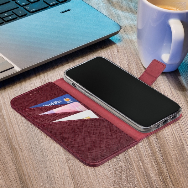 My Style Flex Wallet For Samsung Galaxy S23 5G Bordeaux - Afbeelding 4