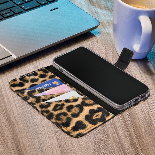 My Style Flex Wallet For Samsung Galaxy S23 5G Leopard - Afbeelding 4