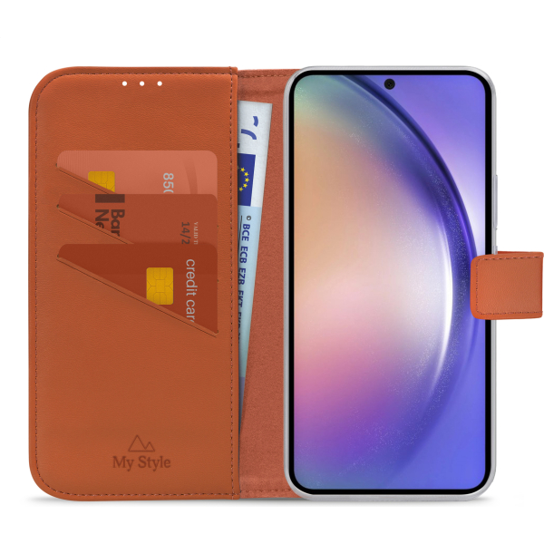 My Style Flex Wallet For Samsung Galaxy A54 5G Rust Red - Afbeelding 3