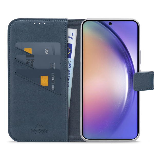 My Style Flex Wallet For Samsung Galaxy A54 5G Ocean Blue - Afbeelding 3