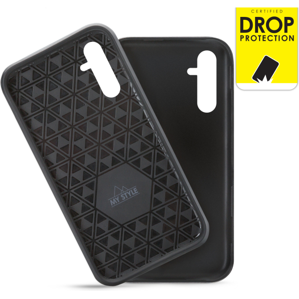 My Style Tough Case For Samsung Galaxy A14 5G Black - Afbeelding 2