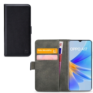 Mobilize Classic Gelly Wallet Book Case Oppo A17 Black