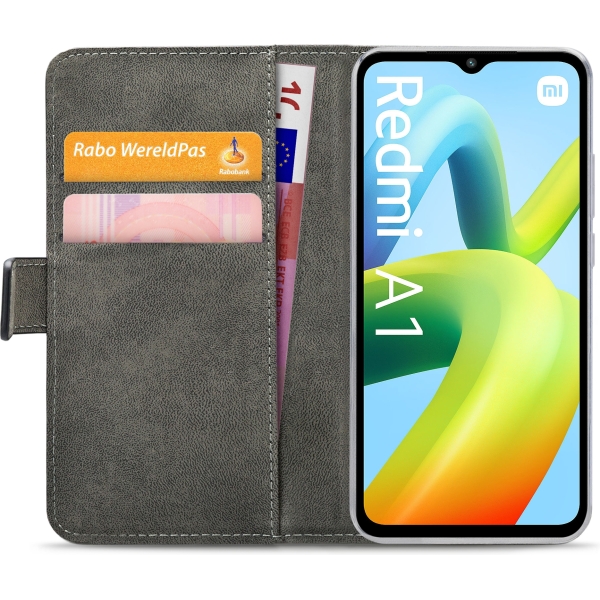Mobilize Classic Gelly Wallet Book Case Xiaomi Redmi A1/A2 4G Black - Afbeelding 4