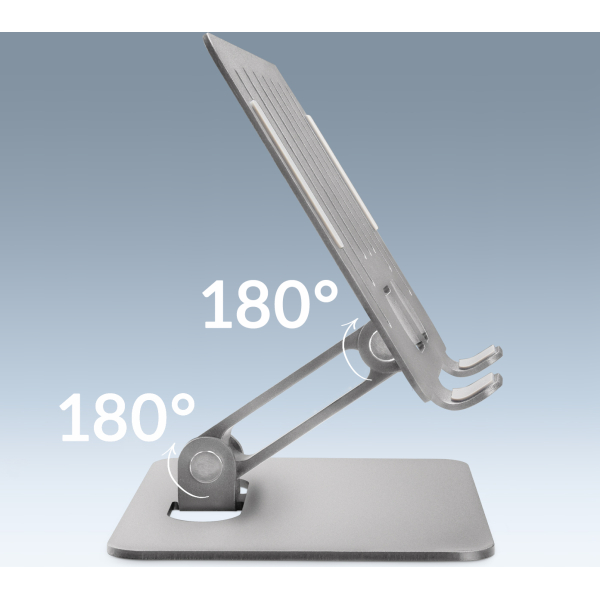 Mobilize Foldable Aluminium Tablet Stand Silver - Afbeelding 4