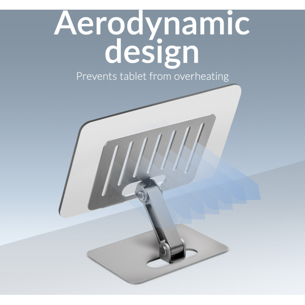 Mobilize Foldable Aluminium Tablet Stand Silver - Afbeelding 5