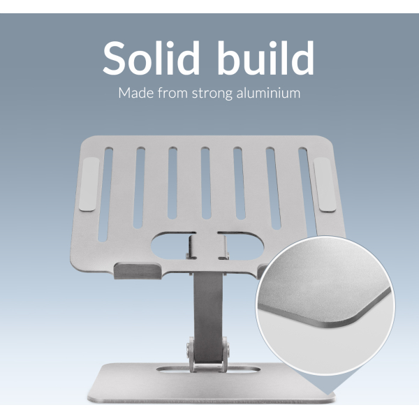 Mobilize Foldable Aluminium Tablet Stand Silver - Afbeelding 6
