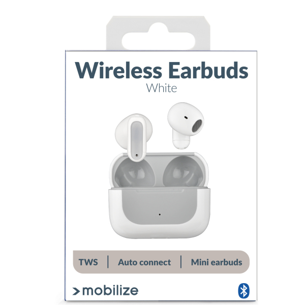 Mobilize Bluetooth Tws Earbuds Mini White - Afbeelding 9