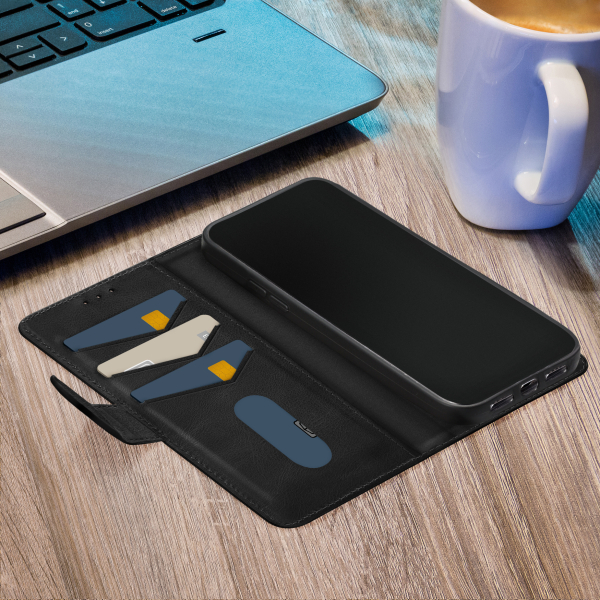 Mobilize Leather Wallet Samsung Galaxy A13 4G Black - Afbeelding 4