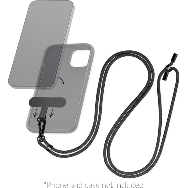 Mobilize Nylon Lanyard Black